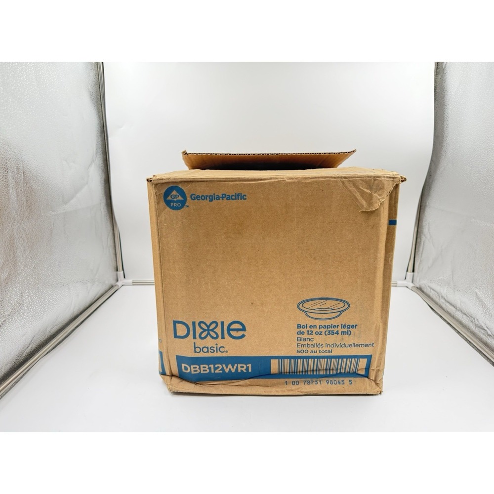Dixie Ultra 12 Oz Heavy-Weight Paper Bowls by GP PRO, Pathways Design, 500 Count